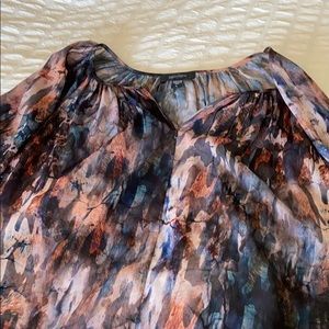 Karen Kane sheer blouse L